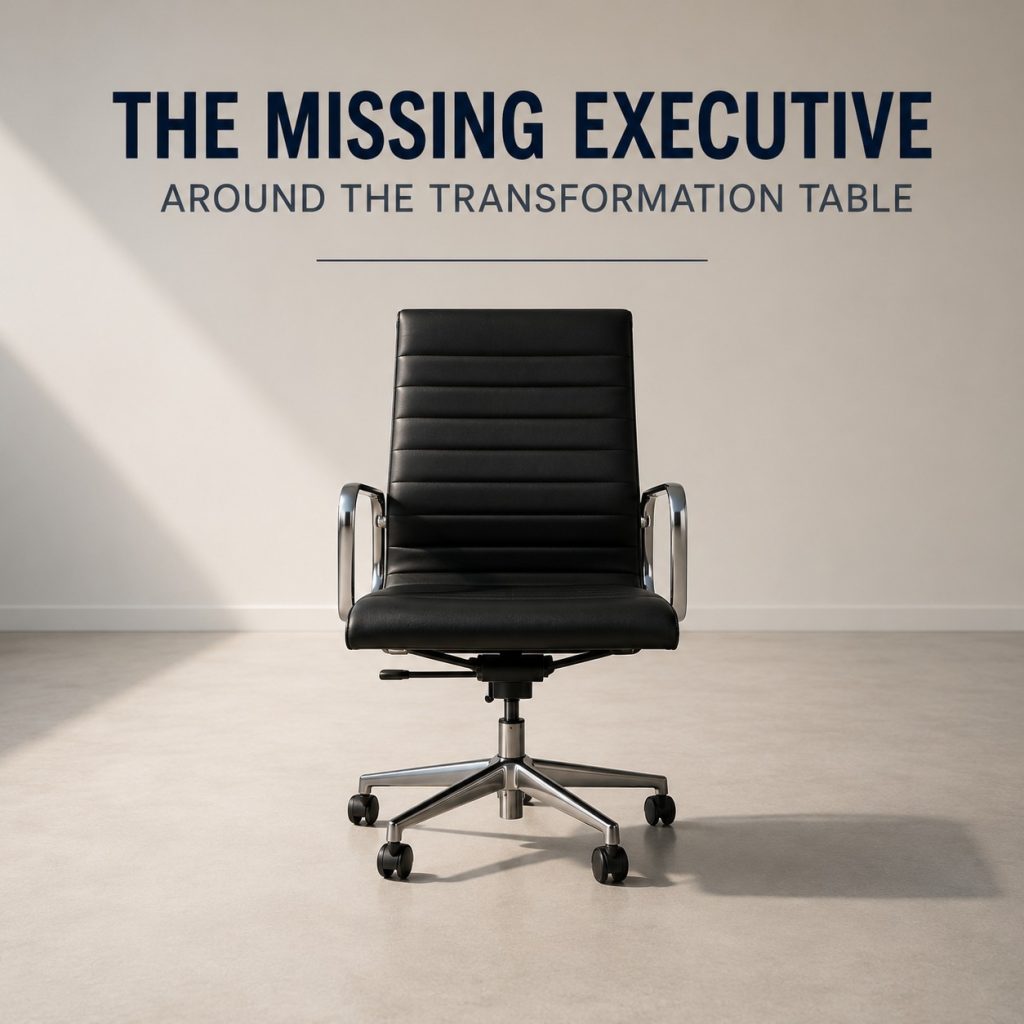 The Missing Executive Around the Transformation Table
